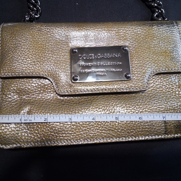 Dolce & Gabbana  MISS BELLE AMIE Gold and Silver Clutch with Elegant Design - Picture 5 of 12